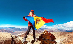 Femeia de afaceri Olga Țăpordei, pe cel mai înalt vulcan din lume! Această expediție o dedică soțului