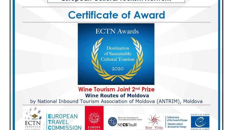 Ruta „Drumul Vinului Moldovei” premiată la nivel european. De 1 an avem o hartă turistică a cramelor din RM