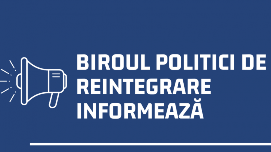 Biroul Politici de Reintegrarea: Accentuăm necesitatea revenirii la situația de până la pandemie