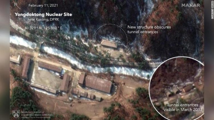 Noi imagini din satelit surprind Coreea de Nord încercând să își ascundă stocul de arme nucleare