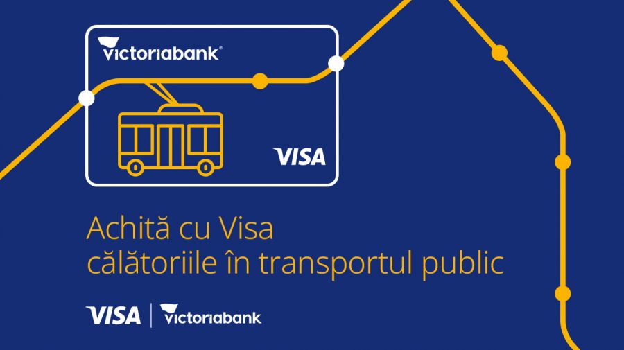 VISA, Primăria Municipiului Chișinău și Victoriabank introduc plata contactless în transportul public din Chișinău