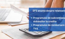SFS anunță despre relansarea Programului de subvenționare a dobânzilor la credite și a Programului de rambursare a TVA