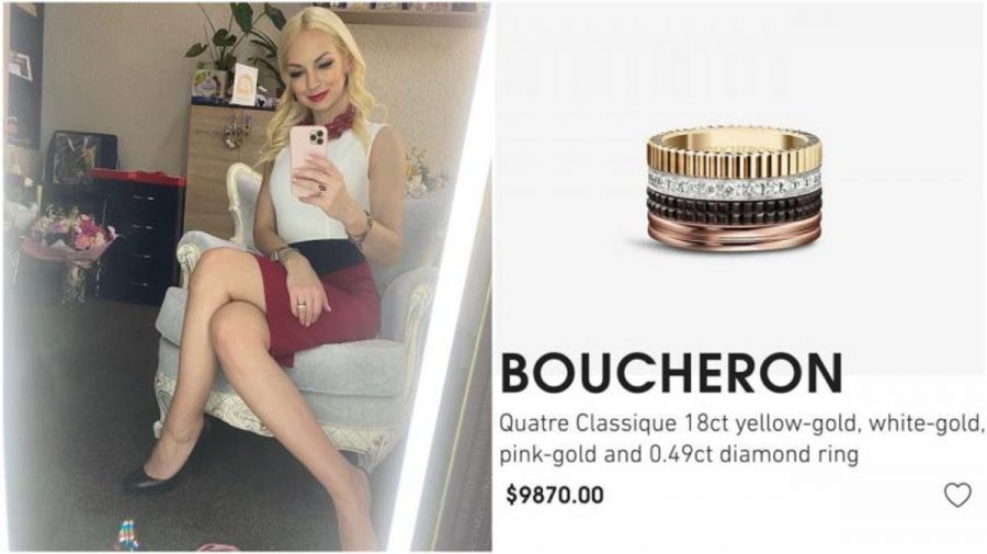 Ce spune Marina Tauber despre inelul de aproape 10 mii de dolari : Este original. De unde îl are