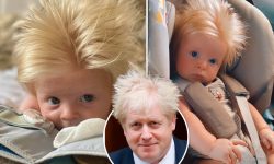 (FOTO) Bebelușul de trei luni care a devenit celebru datorită asemănării sale cu Boris Johnson. „Un mini Boris”
