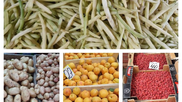 (FOTO) Profitați de fructele și legumele de sezon! Prețurile afișate astăzi la Piața Centrală