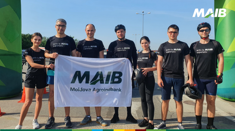 Superlativii MAIB au participat la „Foc la Ghete pe Biciclete” pentru susținerea Centrului „Casa Angelus”