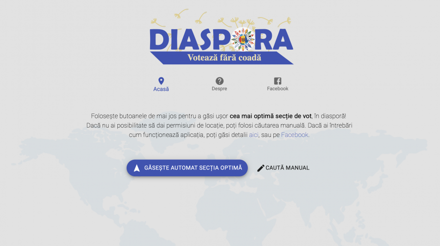VOTEAZA-FARA-COADA.EU: Diaspora poate afla online care ți-e cea mai comodă secție de votare pentru a nu sta în rând