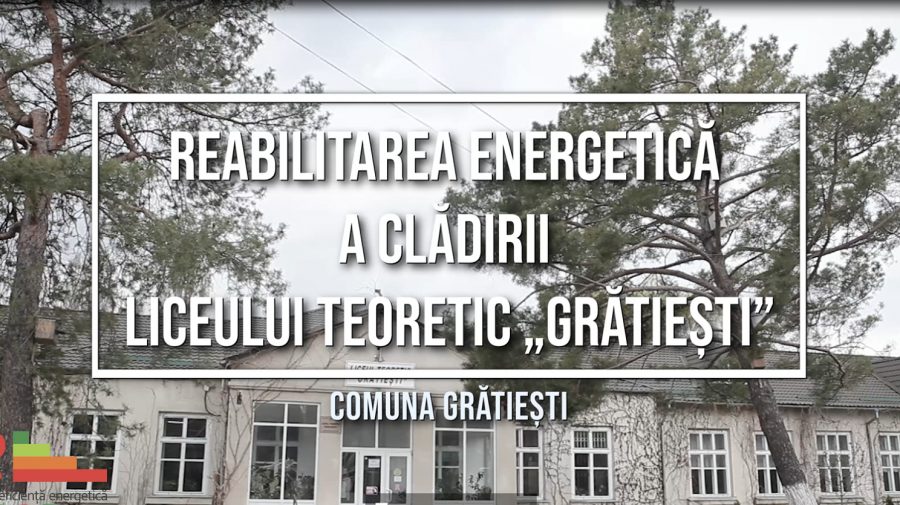 Istorii de succes: Reabilitarea energetică a clădirii Liceului Teoretic din com. Grătiești, mun. Chișinău