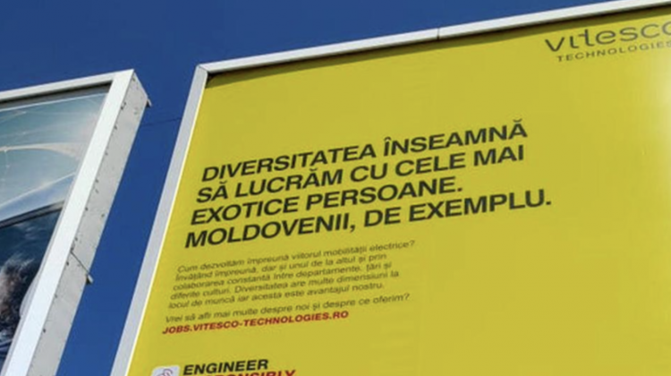 Moldovenii, considerați EXOTICI la Timișoara! Un panou publicitar controversat a trezit nemulțumiri