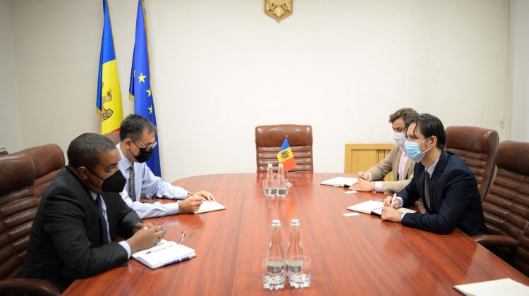 Ministrul Sergiu Gaibu s-a întâlnit cu reprezentatul permanent al FMI în Moldova
