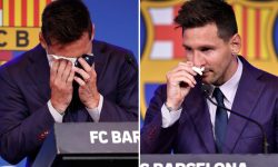 Șervețelul cu lacrimi de-ale lui Messi, după despărțirea de Barcelona, scos la vânzare. Cere o sumă uriașă