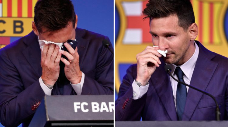 Șervețelul cu lacrimi de-ale lui Messi, după despărțirea de Barcelona, scos la vânzare. Cere o sumă uriașă