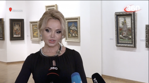 VIDEO Artista Nicoleta Stati, a devenit membru onorific al Academiei de Arte din Rusia! Expoziție de picturi la Moscova