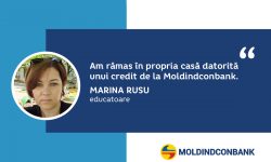 O mamă cu doi copii a rămas în propria casă datorită unui credit de la Moldindconbank