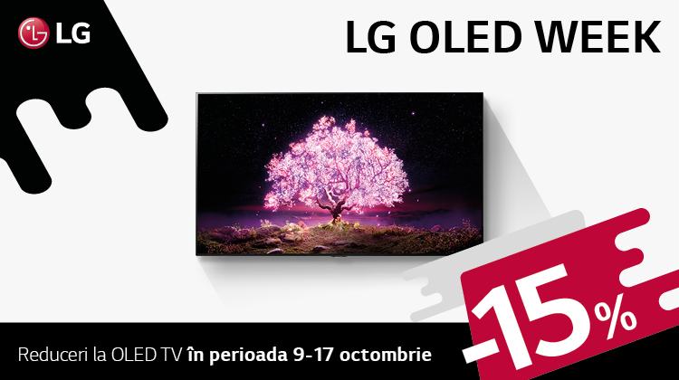 LG: OLED WEEK – o săptămână întreagă cu reduceri la OLED TV