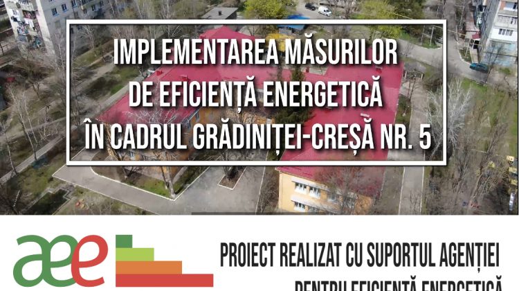 Istorie de succes: Măsuri de eficiență energetică pentru grădinița-creșă nr.5 din orașul Rezina
