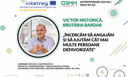 Victor Nistorică, Brutăria Bardar: Încercăm să angajăm și să ajutăm cât mai multe persoane defavorizate
