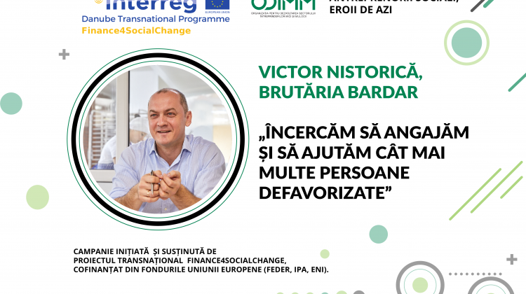 Victor Nistorică, Brutăria Bardar: Încercăm să angajăm și să ajutăm cât mai multe persoane defavorizate