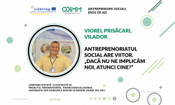 (VIDEO) Viorel Prisăcari, Vilador: Antreprenoriatul social are viitor. „Dacă nu ne implicăm noi, atunci cine?”