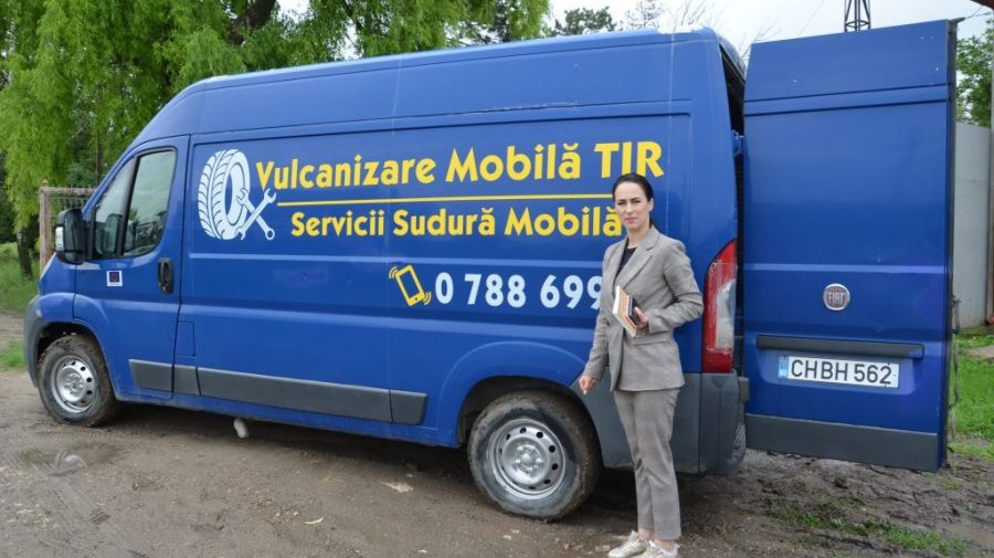 Serviciu nou pentru sudul țării. O familie de antreprenori a lansat prima vulcanizare mobilă din Cahul, cu suportul UE