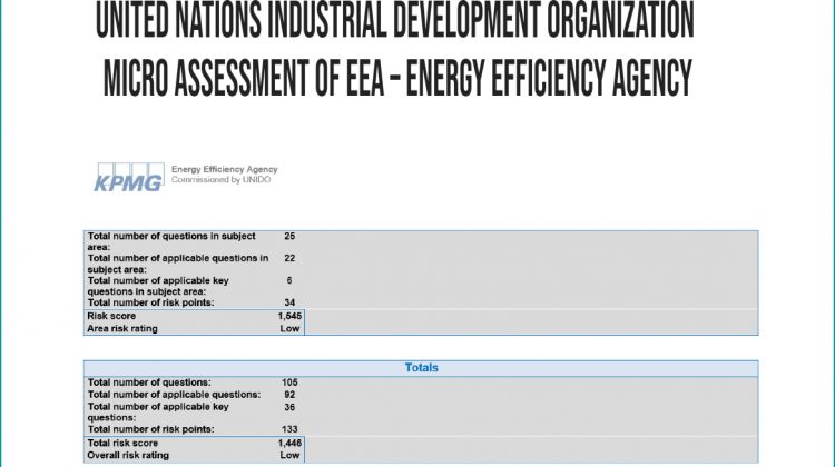 Agenția pentru Eficiență Energetică a fost evaluată de compania de audit KPMG. Rezultatele