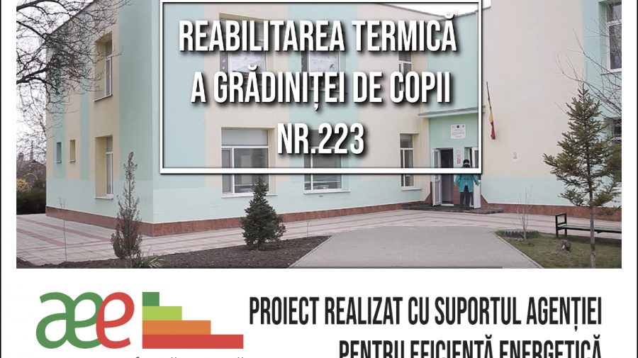 Reabilitarea termică a grădiniței de copii nr. 223 din comuna Tohatin, municipiul Chișinău