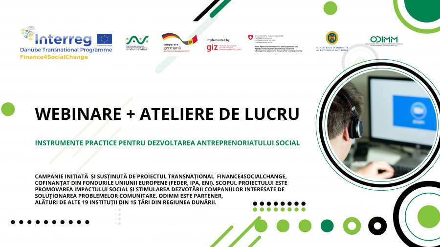 ODIMM promovează antreprenoriatul social. A avut loc primul webinar și atelier de lucru: Noțiuni generale, beneficii