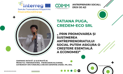 Tatiana Puga, Credem ECO: Prin promovarea antreprenoriatului social putem asigura o creștere esențială a economiei
