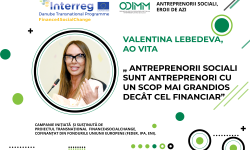 Valentina Lebedeva, AO VITA: Antreprenorii sociali sunt antreprenori cu un scop mai grandios decât cel financiar