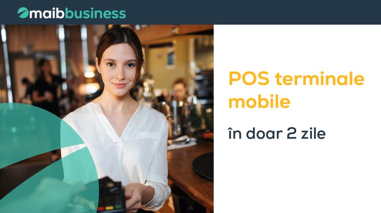 Dezvoltă vânzările cu livrare în doar 2 zile cu POS terminale mobile maib