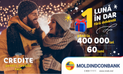 Moldindconbank își bucură clienții cu o lună fără dobândă la credite