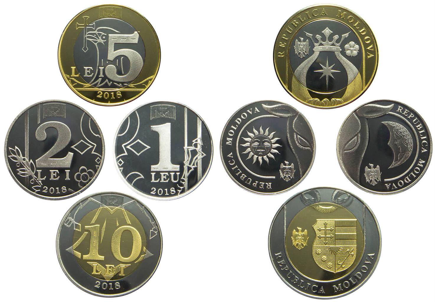 Leul Moldovenesc Mult Mai Slab Fa De Euro Are Monede De 1 Leu 2 Lei 