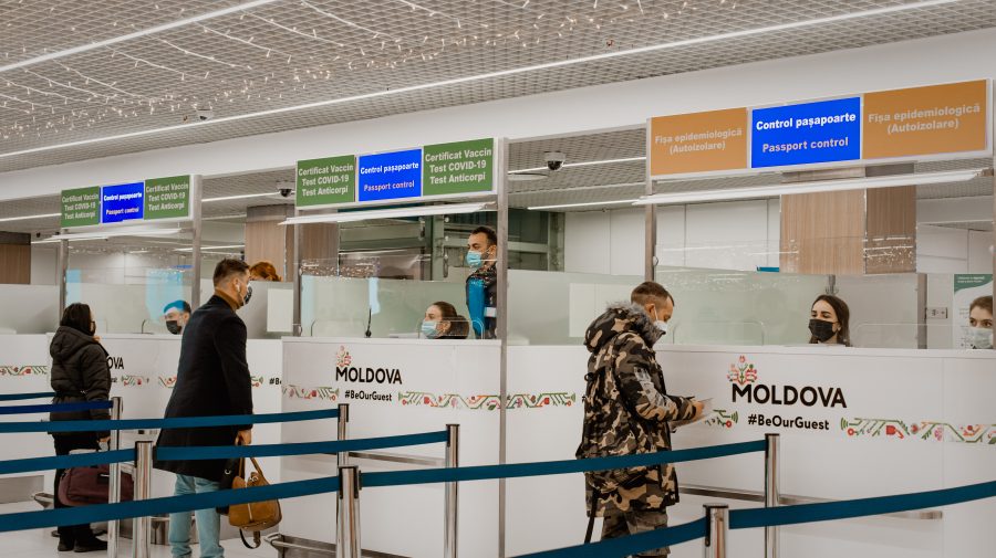 Aeroportul Internațional Chișinău – cel mai solicitat punct de trecere a frontierei în primele 10 zile ale 2022