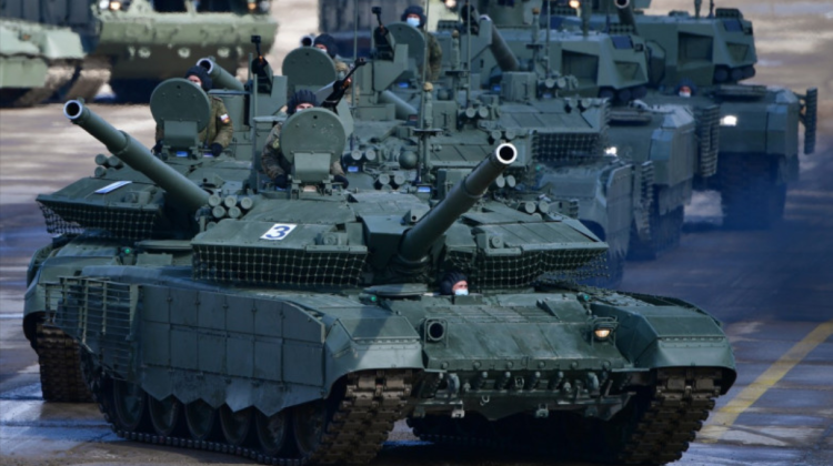 Tobele războiului bat cu putere. Rusia face exerciții cu tancuri la granița cu Ucraina