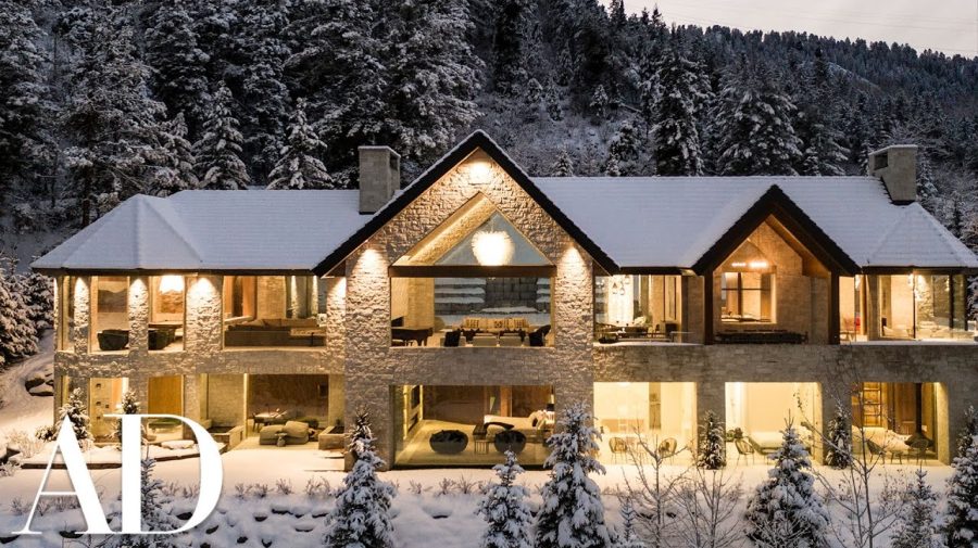 (VIDEO) LUX, confort și priveliște magnifică! Cum arată casa de schi care se vinde cu 75 de milioane de dolari