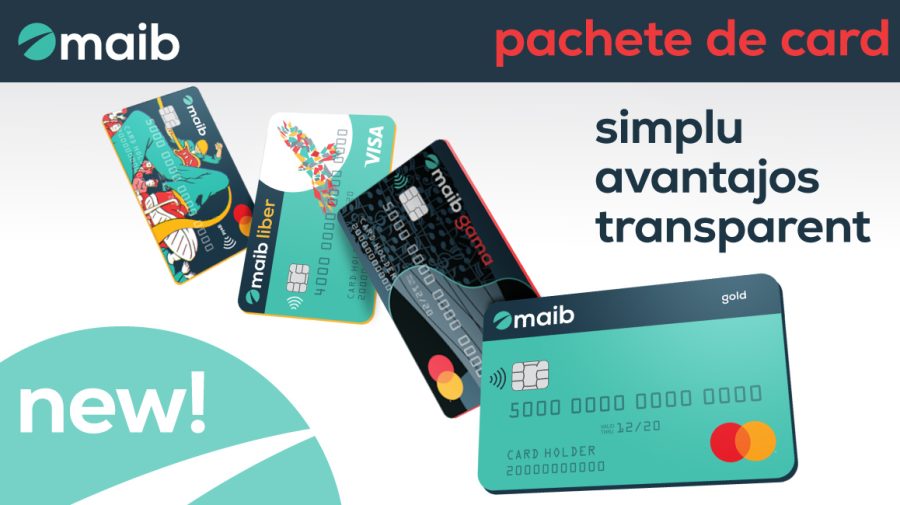Simplu, avantajos, transparent: maib simplifică pachetele de card