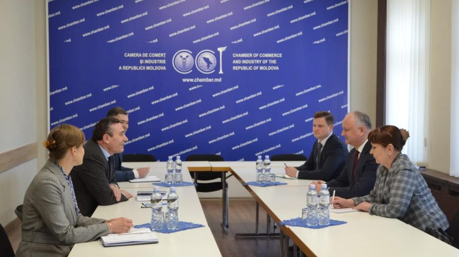 Președintele Camerei de Comerț și Industrie a avut o întrevedere cu Președintele Uniunii de Afaceri Moldo-Ruse