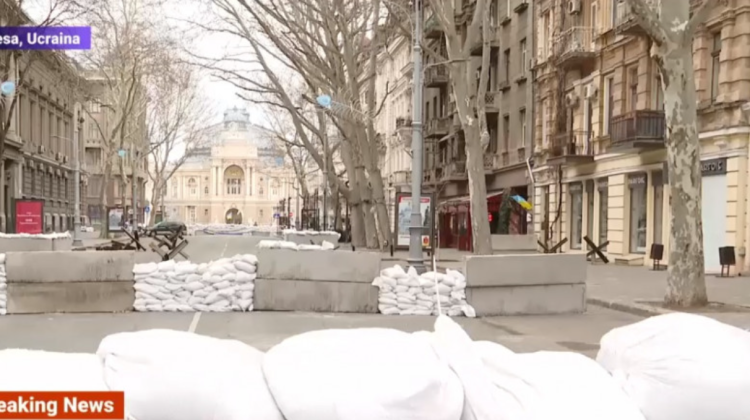 (VIDEO) Imagini exclusive Digi24: Cum se pregătește Odesa pentru o invazie rusească