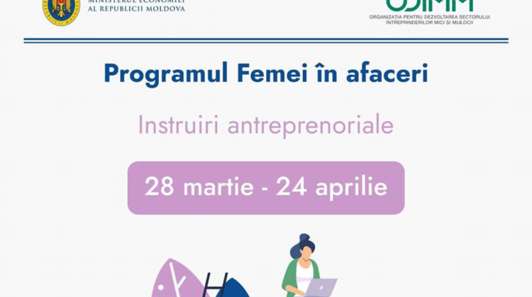 Oportunitate pentru femeile ce vor să devină antreprenoare! Participă la Programul „Femei în afaceri” lansat de ODIMM