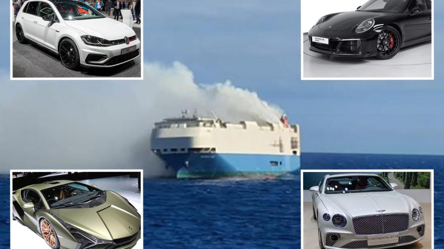 Nava care transporta 4.000 de mașini de lux se scufundă în largul Insulelor Azore