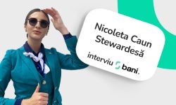 (VIDEO) 10 LEI// Nicoleta Caun despre dragostea pentru aviație. Cum e să fii însoțitoare de bord în Republica Moldova