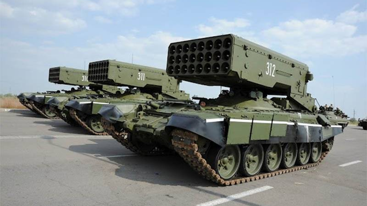 Ucrainenii au capturat de la ruși lansatorul de rachete termobarice TOS-1A și l-au folosit contra lor