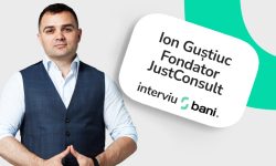 (VIDEO) 10 LEI// Ion Guștiuc, JustConsult: De la împărțit pliante la dividende de un milion de lei. Cheia succesului