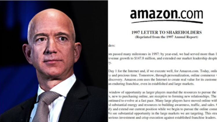 Scrisoarea incredibilă de acum 25 de ani către acţionari a lui Jeff Bezos. De la zero la peste 1,5 trilioane dolari