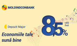 Depozitul „Major” de la Moldindconbank – economiile tale sună bine cu 8,5 la sută anual