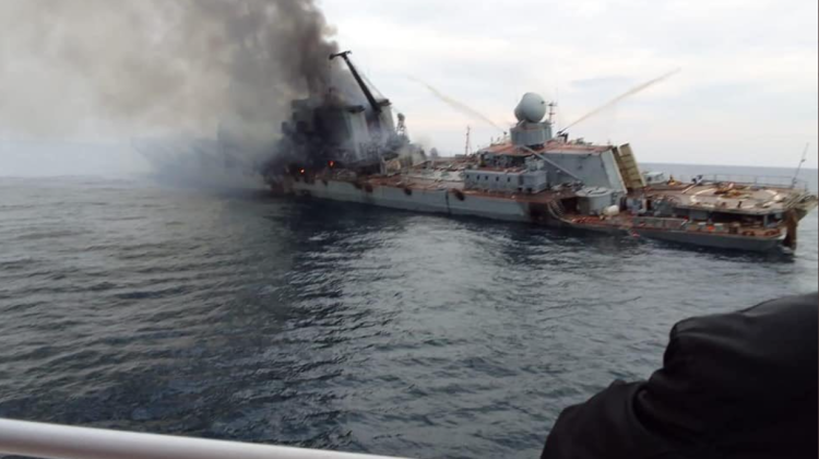 Ucrainenii au dezvăluit cum au scufundat crucișătorul „Moskva”, nava amiral a Flotei ruse la Marea Neagră