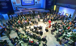 Davos: imobilul folosit de Rusia pentru a se promova a fost redenumit Casa Crimelor de Război