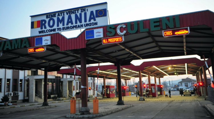 (FOTO) Aglomerație la PTF Sculeni pe direcția de ieșire din Republica Moldova