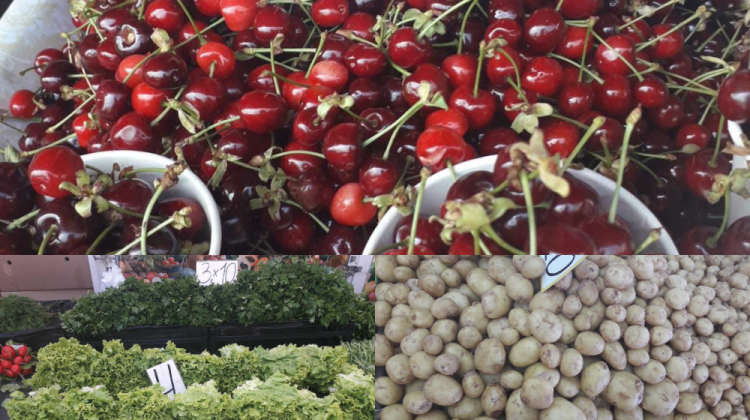 (FOTO) Căpșunile și cireșele devin mai accesibile pentru moldoveni. Ce prețuri sunt la Piața Centrală astăzi