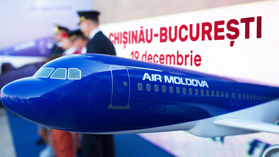 Air Moldova reia zborurile Chișinău – București – Chișinău
